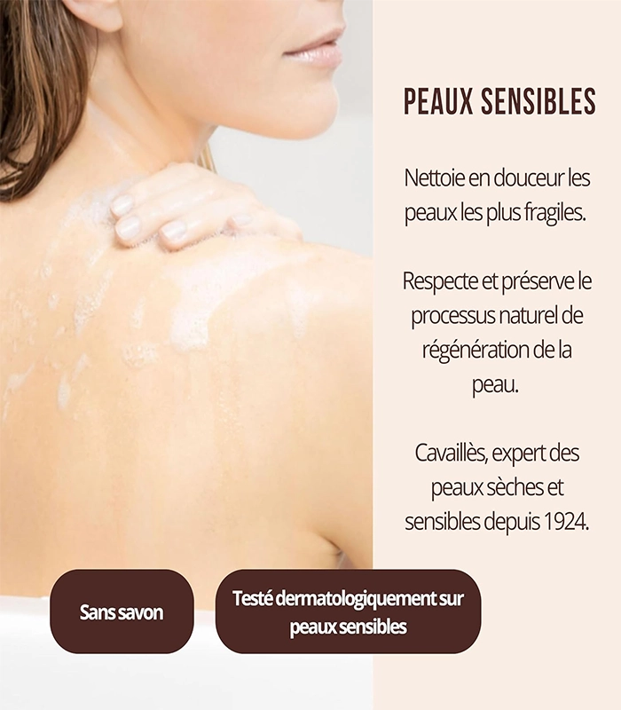 Bain de douche Amande Verte Cavailles