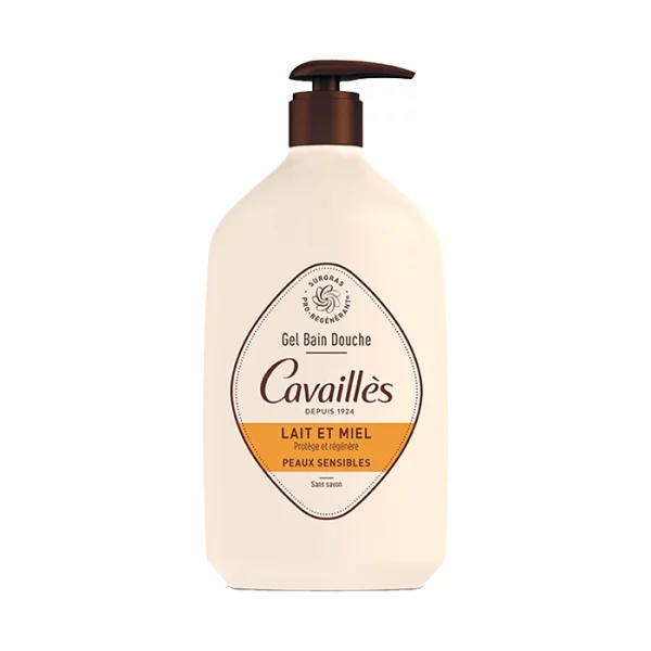 Gel Bain Douche Surgras Cavaillès Lait & Miel