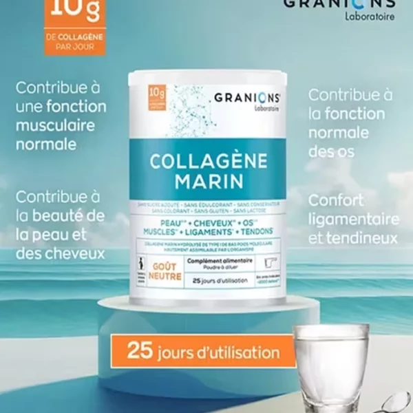 Collagène Marin GRANIONS - Beauté Peau & Cheveux