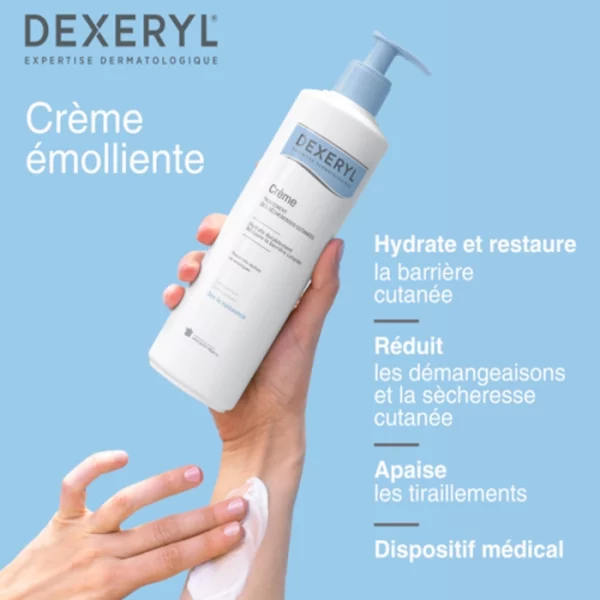 Crème Émolliente DEXERYL - Traitement Sécheresse et Démangeaisons